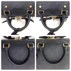 Louis Vuitton Monogram Empreinte Speedy Bandouliere 25 Navy Handbag — view 7