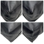 Celine Leather Horizontal Cabas Hand Tote Bag Black — view 5