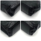 Chanel Quilted Petite Shopping Tote PST Caviar Leather Black — view 7