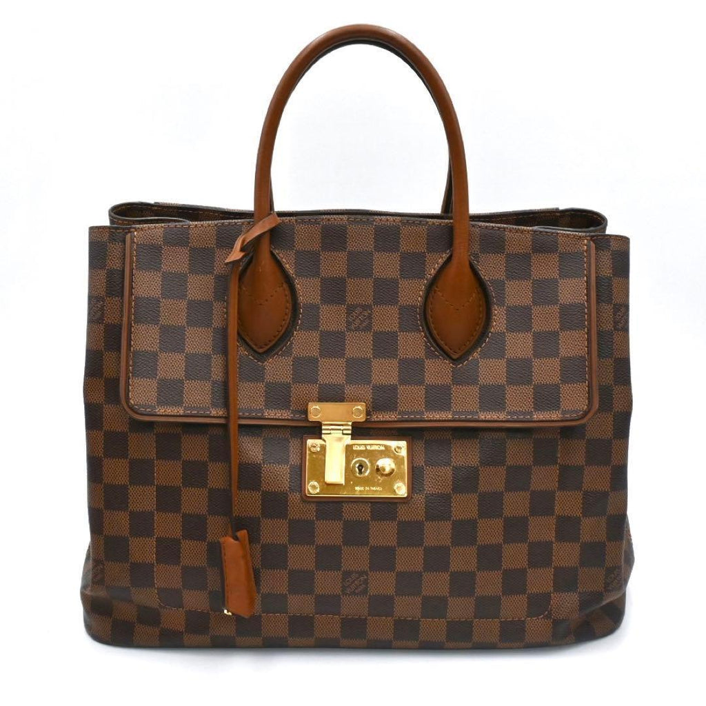 Louis Vuitton Damier Ascot Handbag Brown — view 2