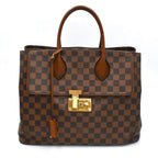 Louis Vuitton Damier Ascot Handbag Brown — view 2