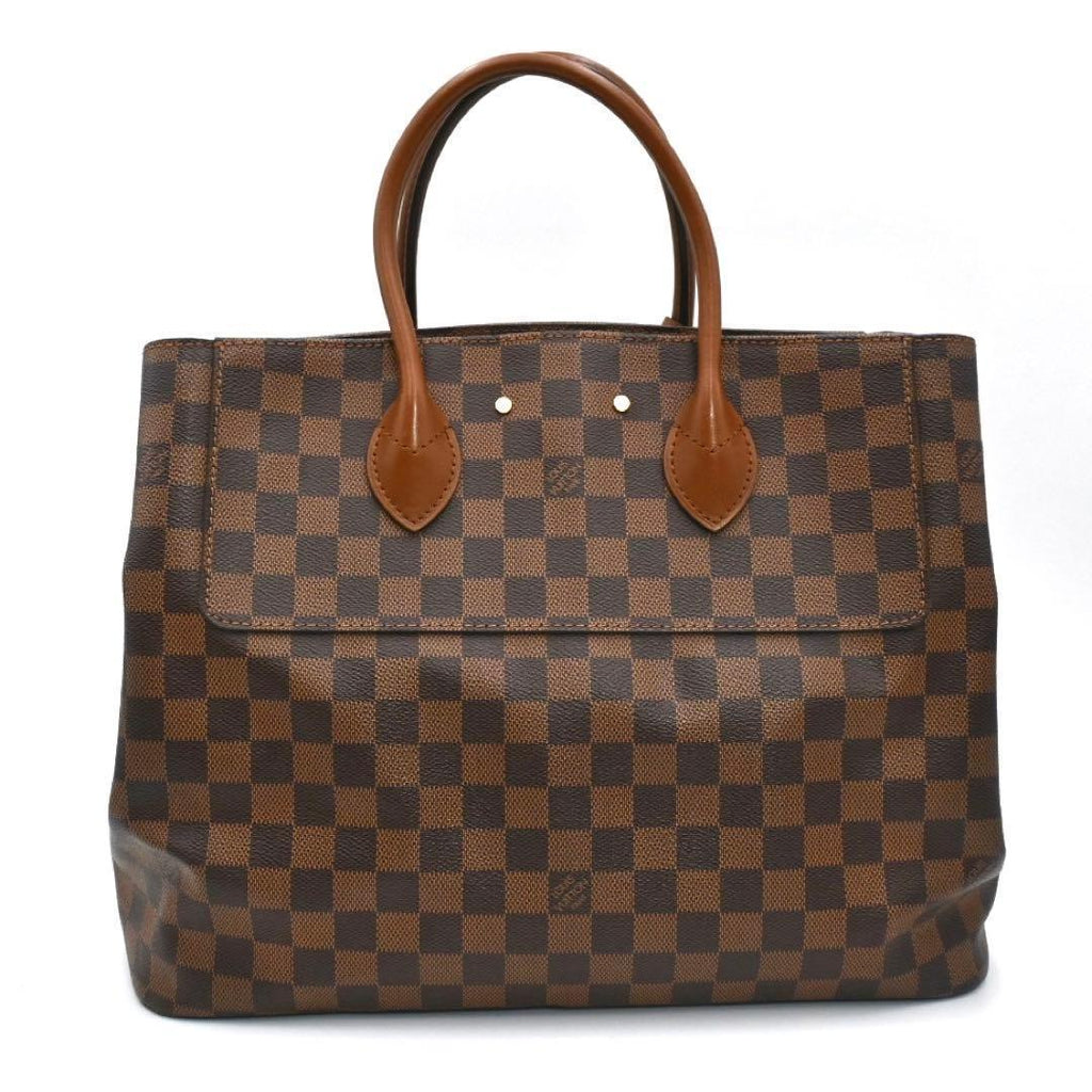 Louis Vuitton Damier Ascot Handbag Brown — view 3