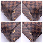 Louis Vuitton Damier Ascot Handbag Brown — view 7