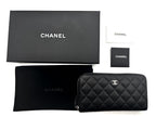 Chanel Wallet Quilted Zip Around Caviar — view 2