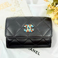 Chanel Quilted Trifold Wallet