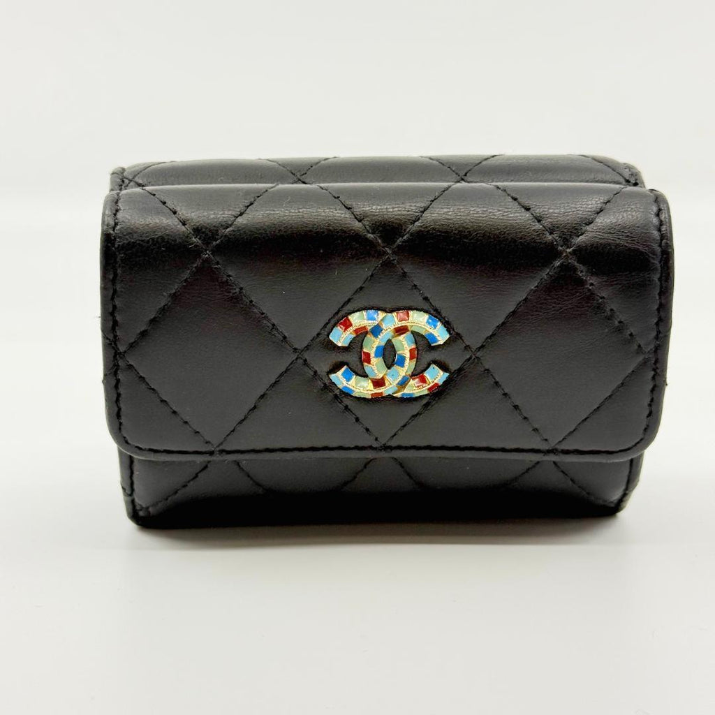 Chanel Quilted Trifold Wallet — view 2