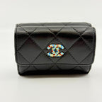 Chanel Quilted Trifold Wallet — view 2