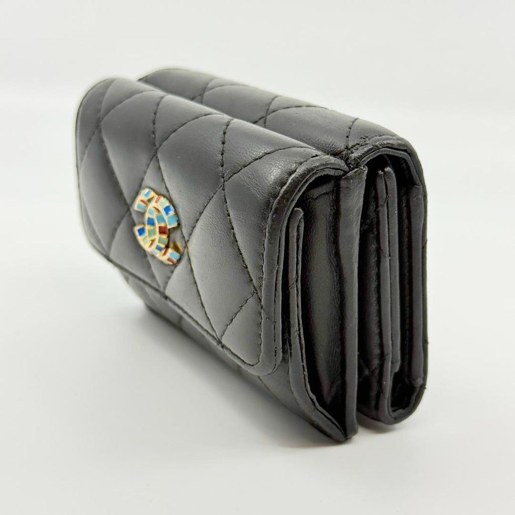 Chanel Quilted Trifold Wallet — view 4