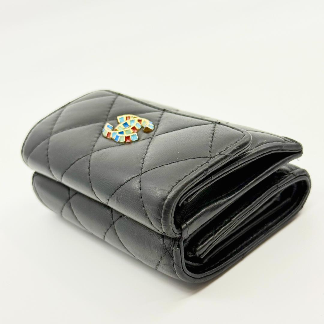 Chanel Quilted Trifold Wallet — view 7