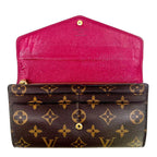 Louis Vuitton Portefeuille Sarah Fuchsia Monogram Wallet — view 4