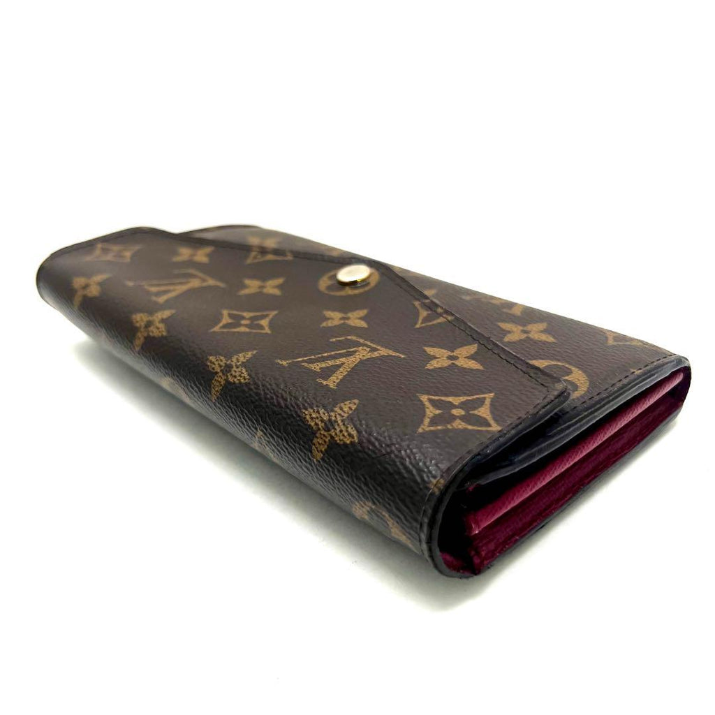 Louis Vuitton Portefeuille Sarah Fuchsia Monogram Wallet — view 6