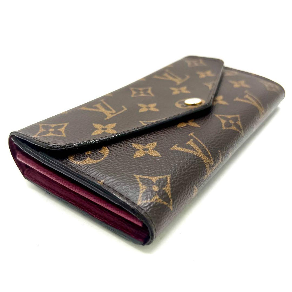 Louis Vuitton Portefeuille Sarah Fuchsia Monogram Wallet — view 7