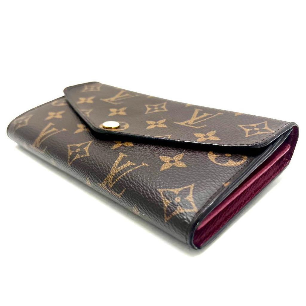 Louis Vuitton Portefeuille Sarah Fuchsia Monogram Wallet — view 8