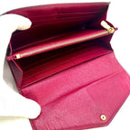 Louis Vuitton Portefeuille Sarah Fuchsia Monogram Wallet — view 9