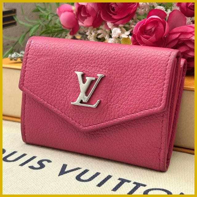 Louis Vuitton Portefeuille Lock Mini Fold Wallet