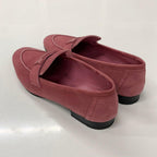 Hermes Paris Suede Loafers Pink — view 4