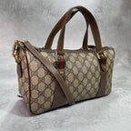 Gucci GG Sherry Line 2-Way Shoulder Bag Brown