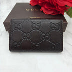 Gucci Guccissima Key Case 6 GG Brown Key Holder — view 2