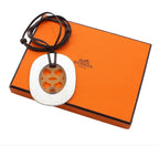 Hermes Buffalo Horn Lift GM Necklace — view 2
