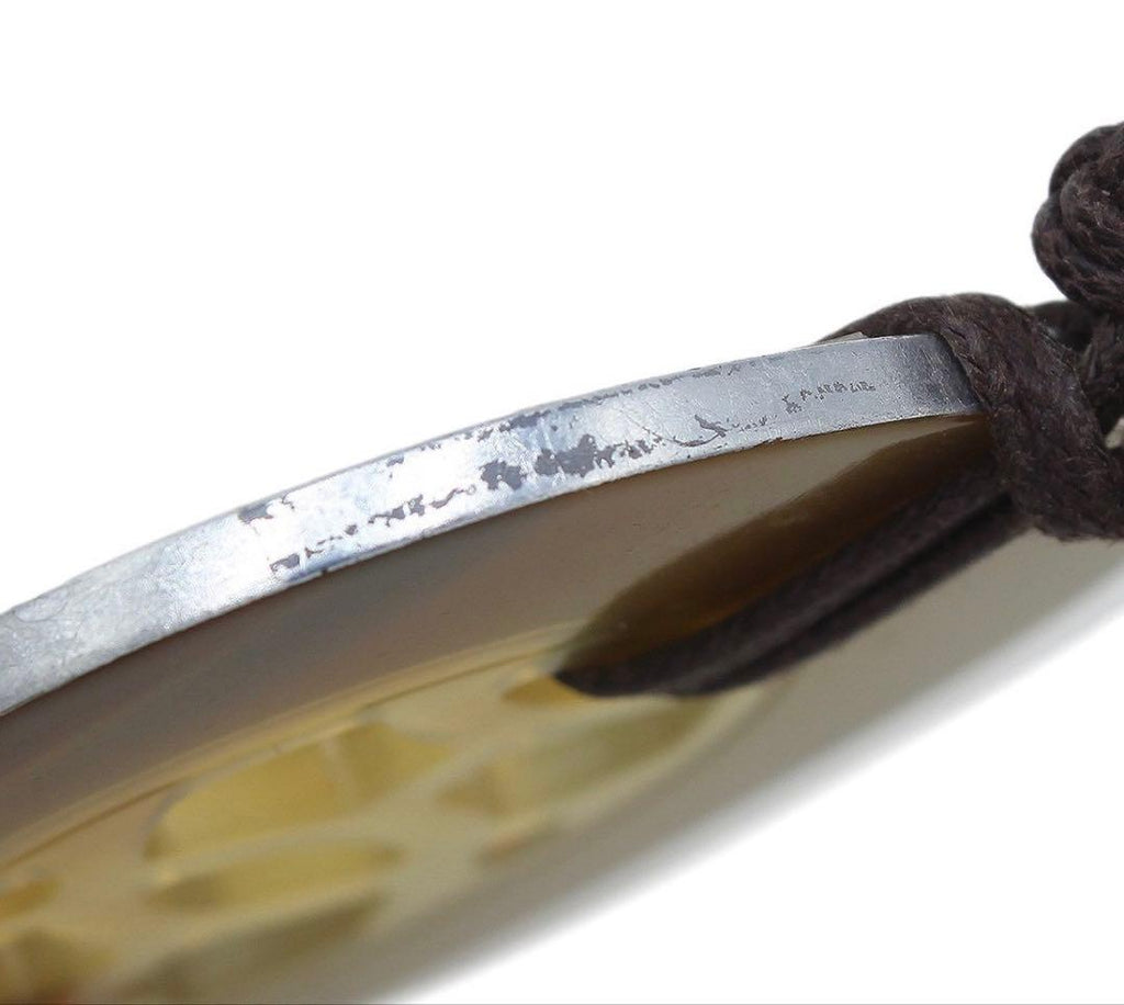 Hermes Buffalo Horn Lift GM Necklace — view 7