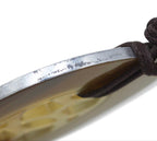 Hermes Buffalo Horn Lift GM Necklace — view 7