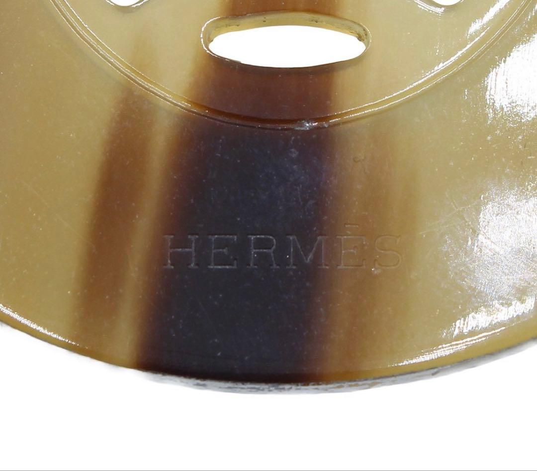 Hermes Buffalo Horn Lift GM Necklace — view 9
