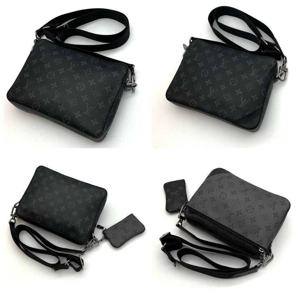 Louis Vuitton Monogram Eclipse Trio Messenger Black