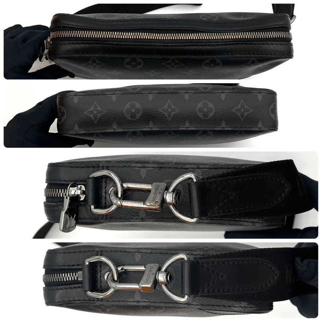 Louis Vuitton Monogram Eclipse Trio Messenger Black