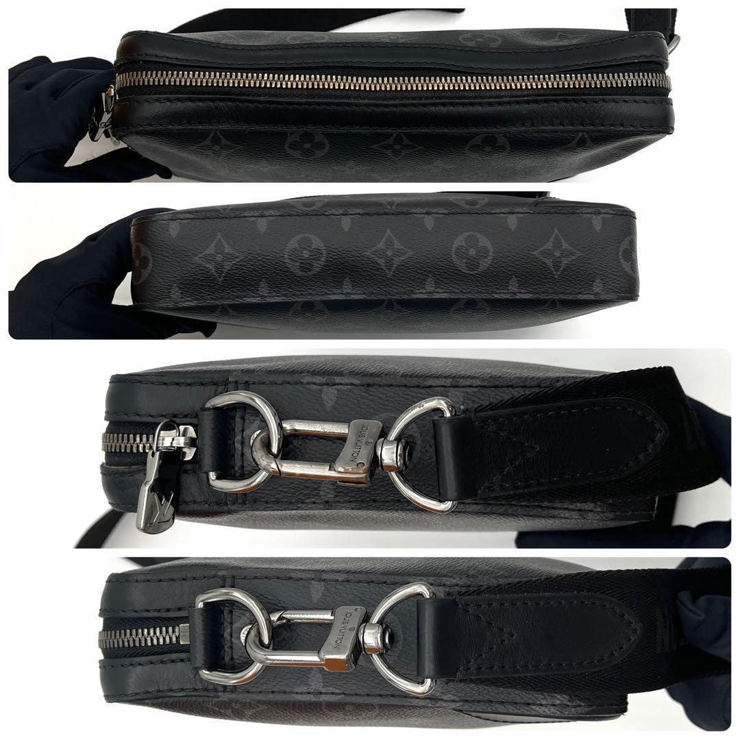 Louis Vuitton Monogram Eclipse Trio Messenger Black