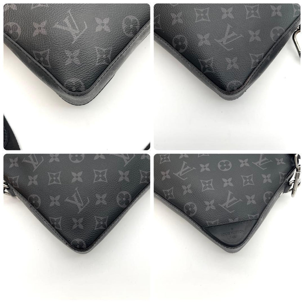 Louis Vuitton Monogram Eclipse Trio Messenger Black