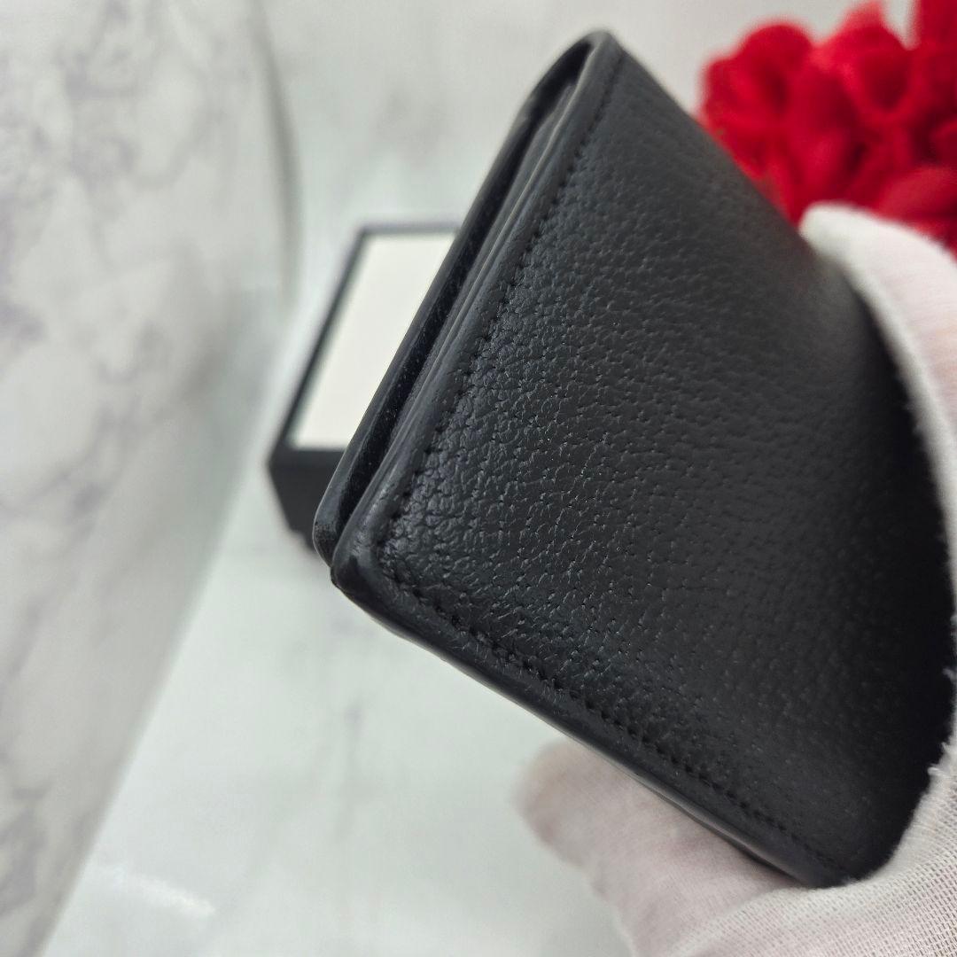 Gucci Wallet GG Marmont Leather Black — view 7