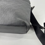 Louis Vuitton Super Damier Infini Calypso MM Shoulder Bag Black — view 6