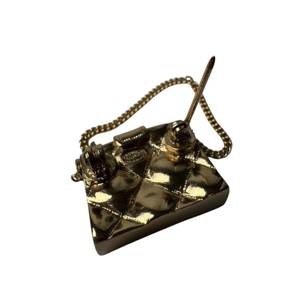 Chanel Quilted Bag Motif Brooch — view 7