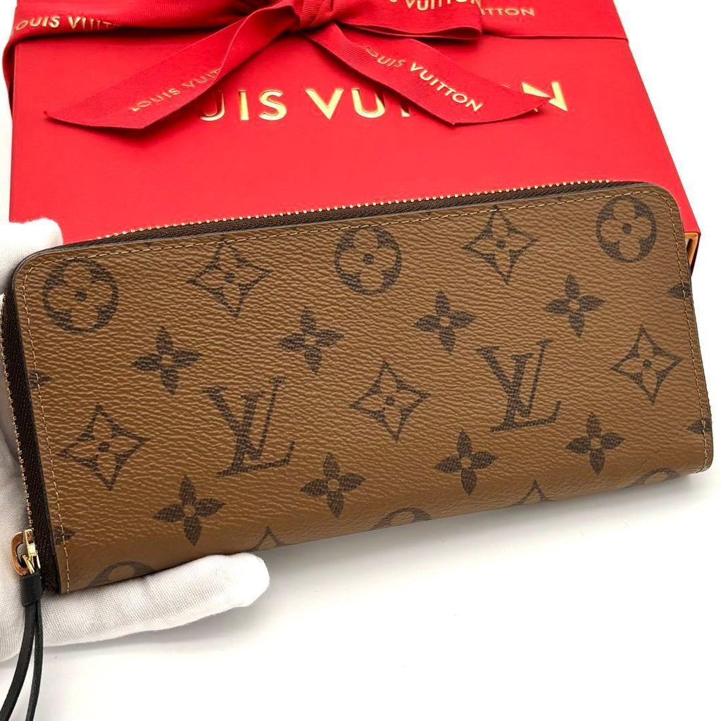 Louis Vuitton Monogram Reverse Portefeuille Clemence Wallet