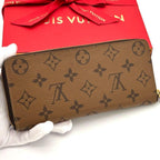 Louis Vuitton Monogram Reverse Portefeuille Clemence Wallet — view 2