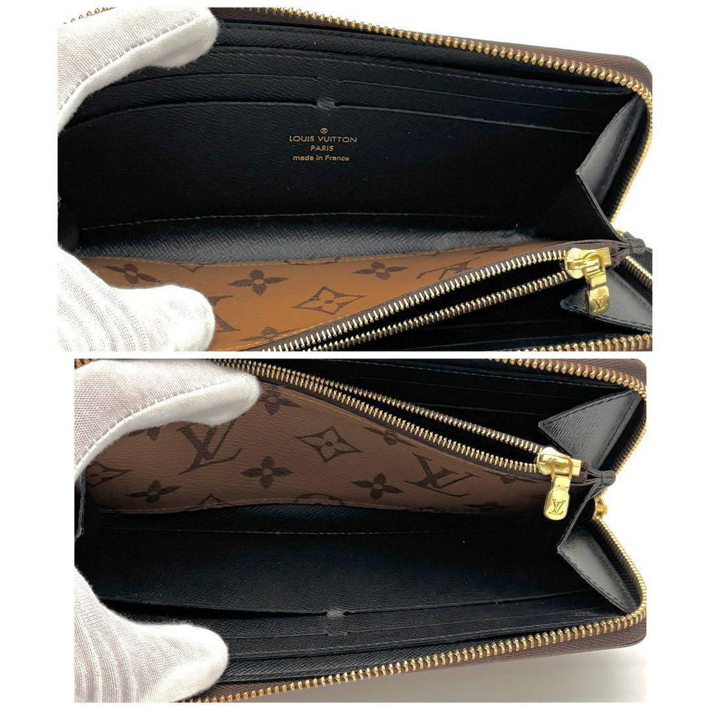 Louis Vuitton Monogram Reverse Portefeuille Clemence Wallet — view 5