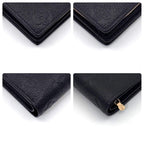 Louis Vuitton Monogram Empreinte Portefeuille Clair Black Wallet — view 7