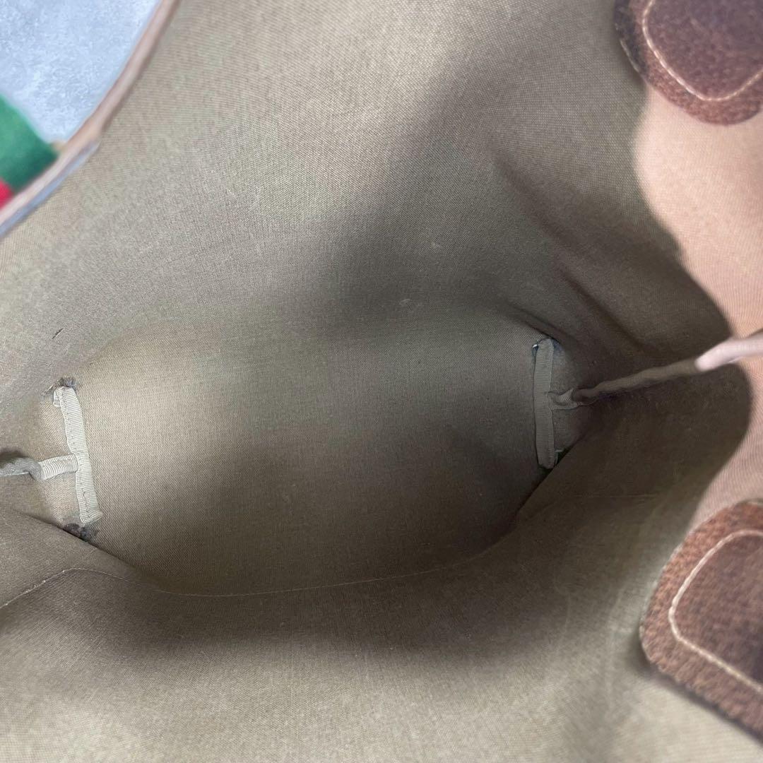 Gucci GG Sherry Line Tote Brown Leather — view 4