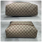 Gucci GG Sherry Line Tote Brown Leather — view 8