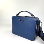 Prada Super IC Brick Saffiano Leather Shoulder Bag — view 2