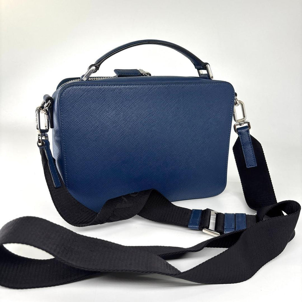 Prada Super IC Brick Saffiano Leather Shoulder Bag — view 5