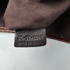 Celine Macadam Shoulder Handbag Canvas Leather — view 9