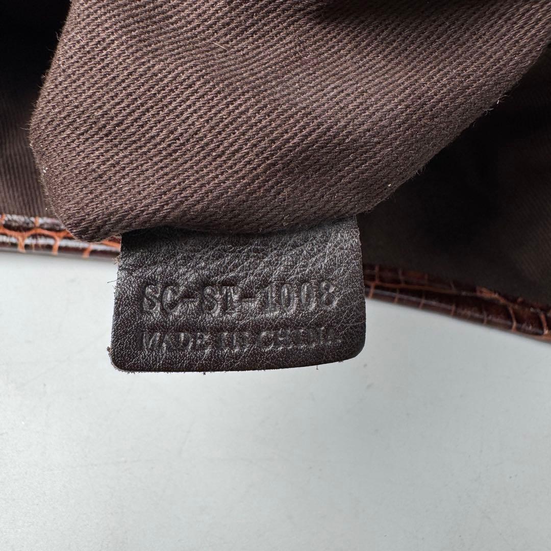 Celine Macadam Shoulder Handbag Canvas Leather — view 9