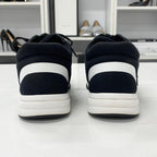 Chanel CC Logo Fabric Sneakers Black White — view 6