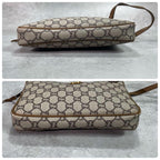 Gucci GG Clutch Brown Beige Leather Logo — view 7