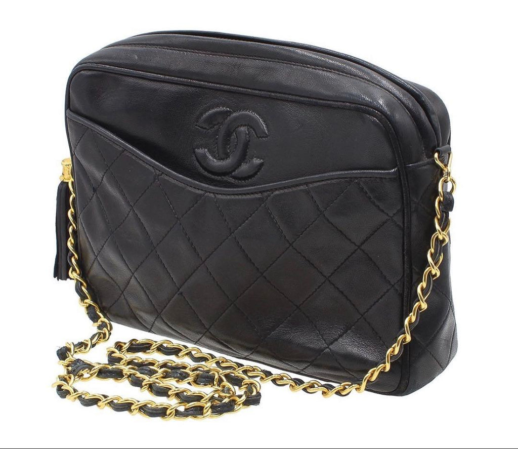 Chanel Quilted Fringe Chain Shoulder — view 3