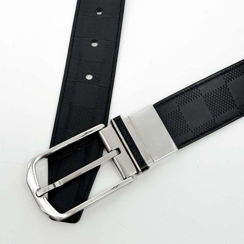Louis Vuitton Ceinture Under Damier Infini Black Belt — view 2