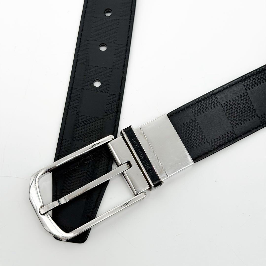 Louis Vuitton Ceinture Under Damier Infini Black Belt — view 2