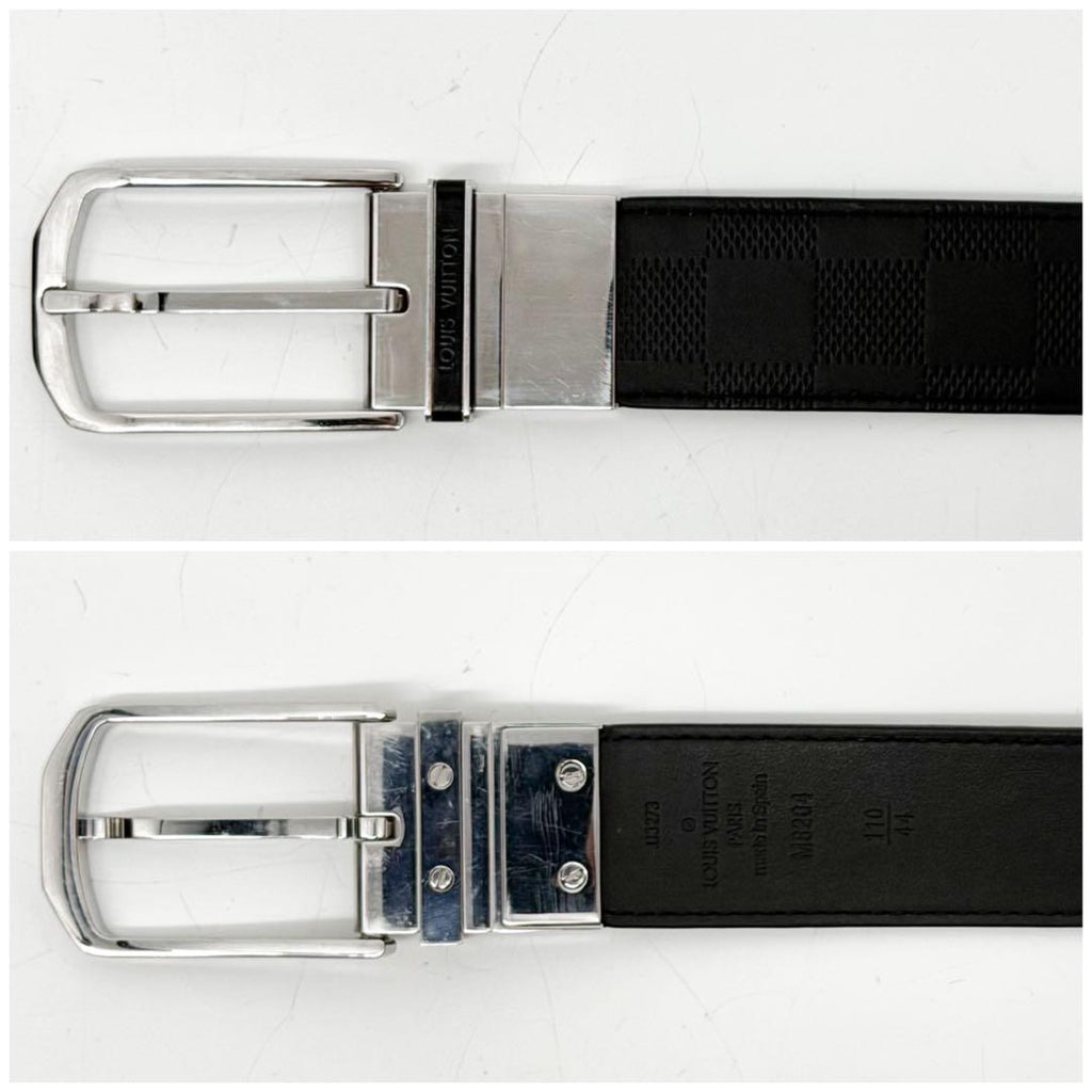 Louis Vuitton Ceinture Under Damier Infini Black Belt — view 5