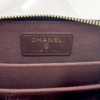 Chanel Caviar Leather CC Logo Quilted Classic Wallet Coin Purse — view 8